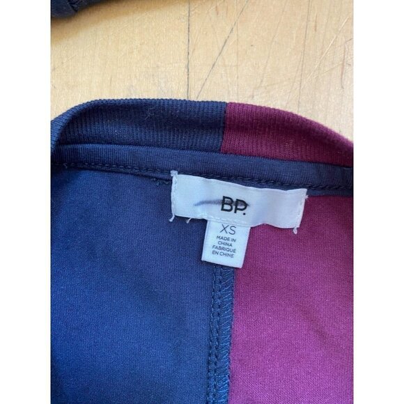 Bp Top Mens Long Sleeve Tshirt University Color Block Varsity - Picture 4 of 6